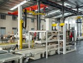 單立柱旋轉碼垛機+放墊板